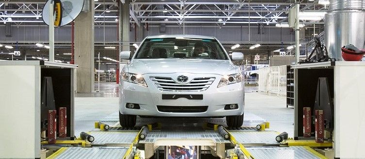 На заводе Toyota в Санкт-Петербурге запустили выпуск Camry в 9 модификациях