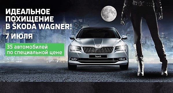 Идеальное похищение в SKODA WAGNER