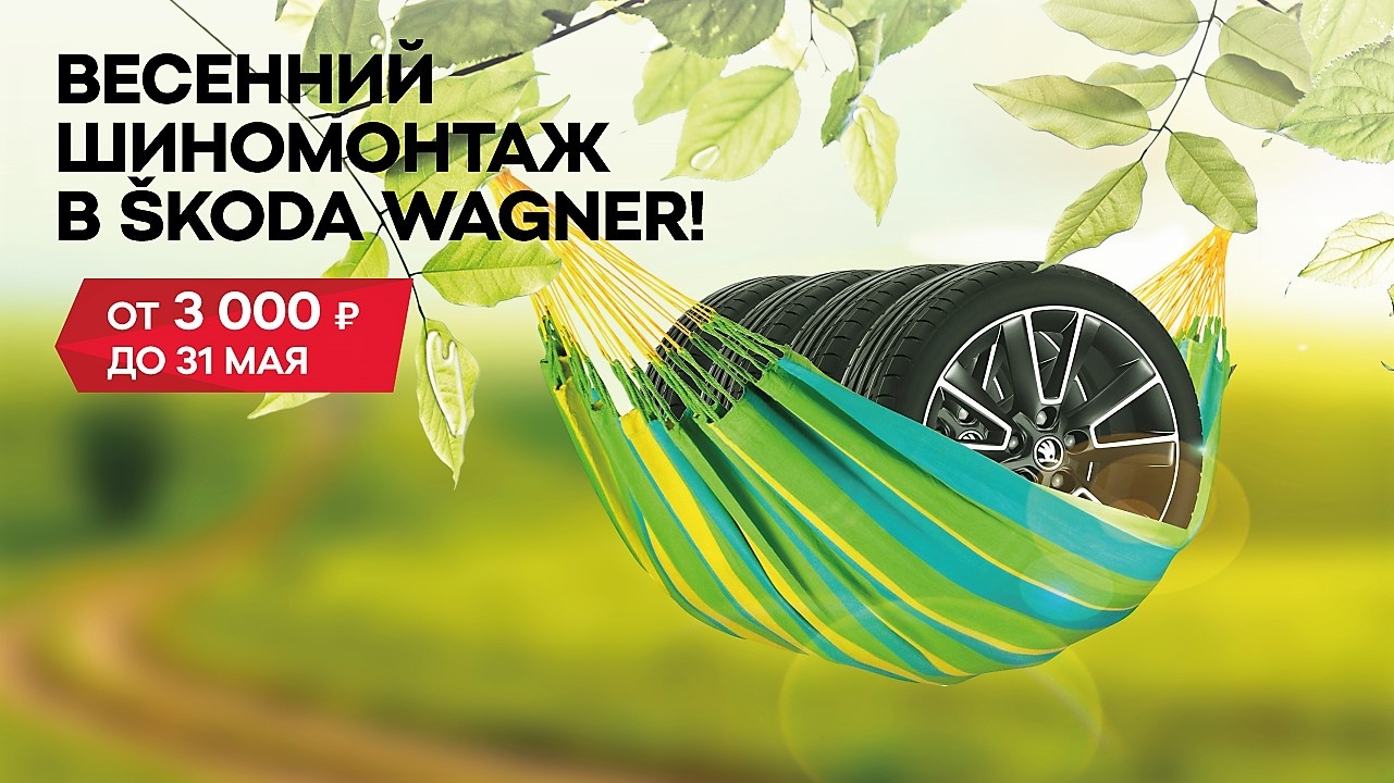 Официальные дилеры SKODA Wagner обеспечат выгодный весенний сервис!