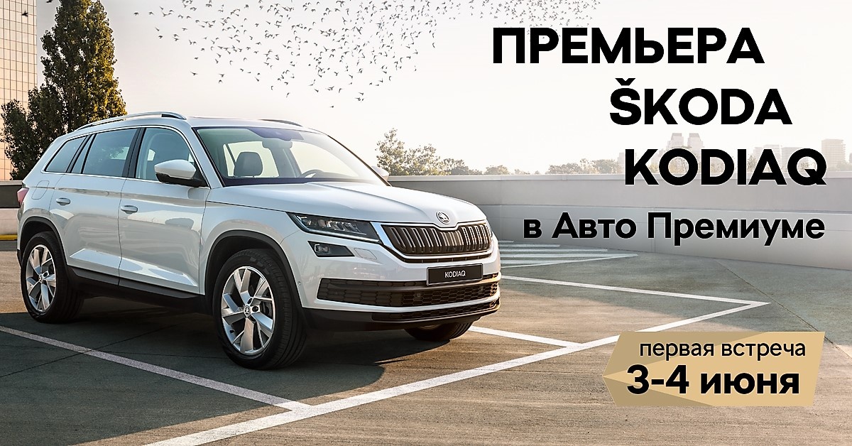 SKODA KODIAQ в «Авто Премиуме» - место встречи изменить нельзя!